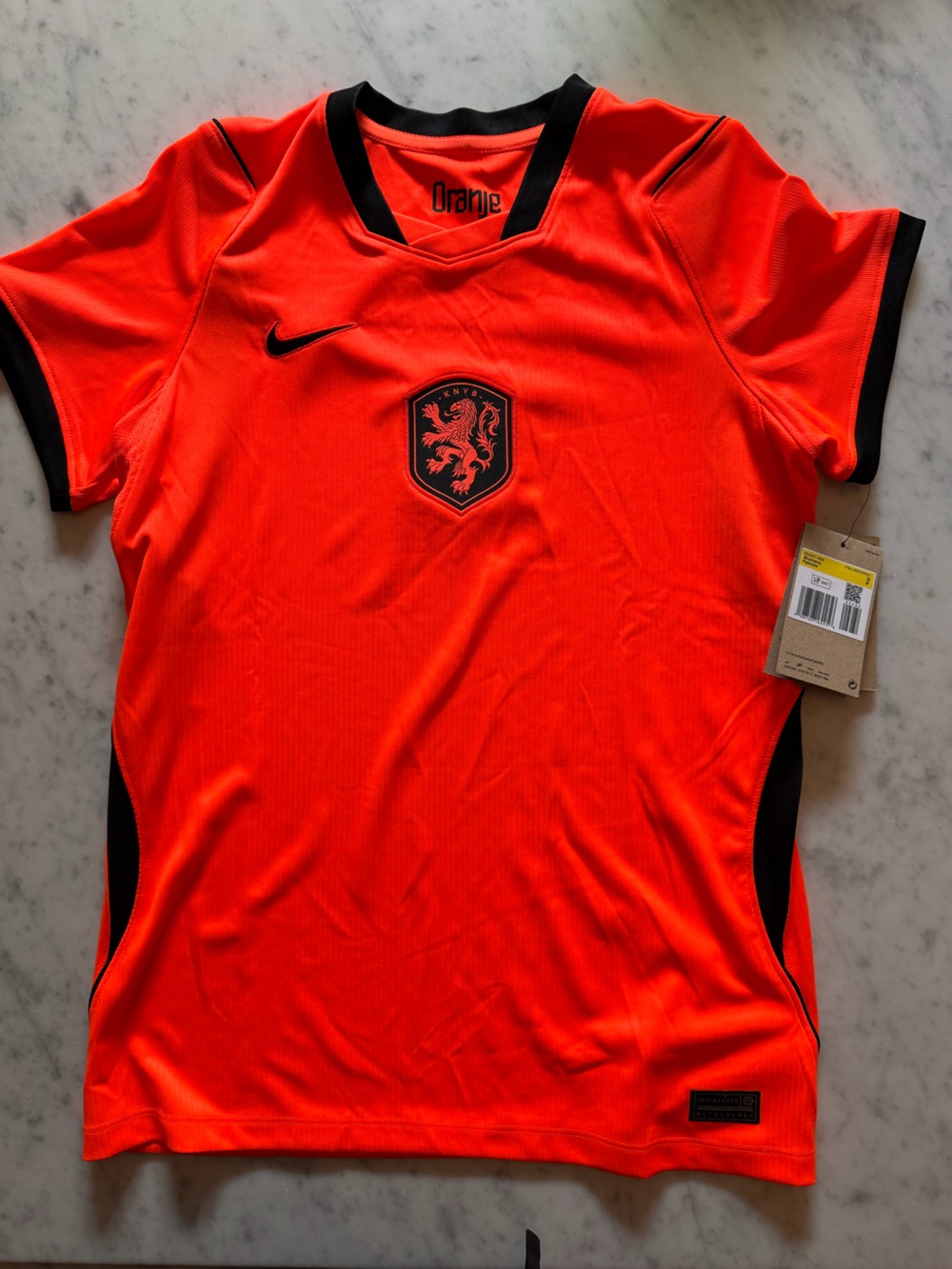 NWT Nike Team Netherlands Stadium Home  Soccer Jersey ⭐️pinhole